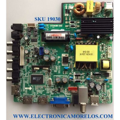 MAIN / FUENTE / (COMBO) / SEIKI SY14257 / CV3393BH-B42 / 890-M00-06N60 / CV3393BH-B42-11-P025 / E254215 / PANEL LSC400HN01-G01 / MODELO SE40FY27A